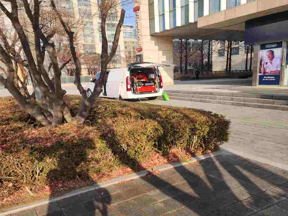 동두천 상가 건물 고압세척 출동